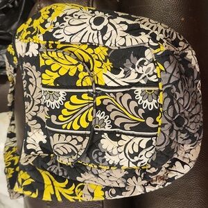 Vera Bradley yellow/white/black purse